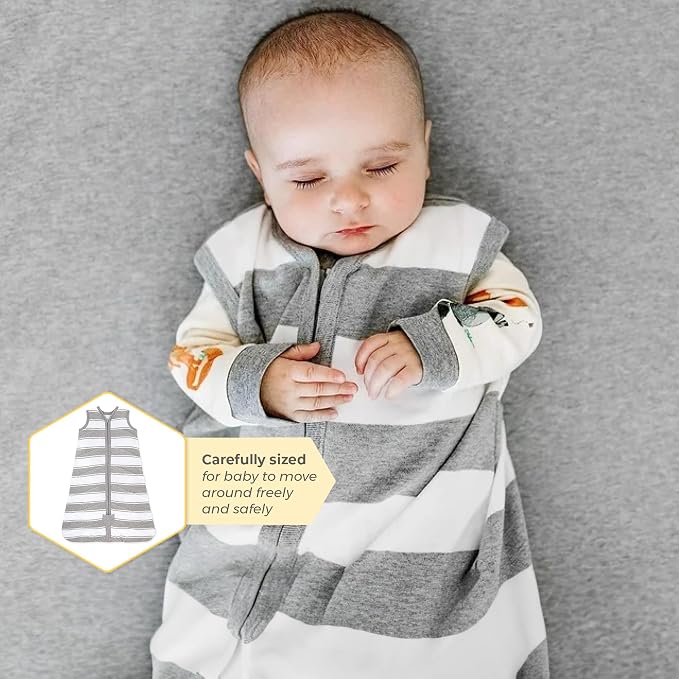 Burt's Bees Baby Infant Wearable Blanket, Organic Cotton Unisex Beekeeper - Image 4