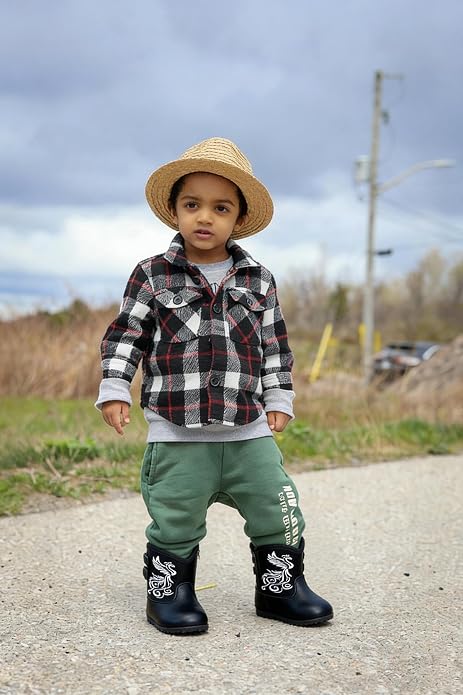 Jastore Baby Boys Girls Cowboy Boots Infant Western Booties Toddler Soft Sole - Image 2