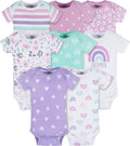 Onesies Brand Baby Girls' 8-pack Short Sleeve Mix & Match Bodysuits by OnesiesBrand