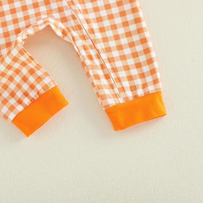 Seyurigaoka Newborn Baby Boy Girl Romper Long Sleeve Zipper Jumpsuit - Image 6