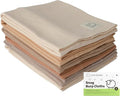 Snug Baby Cotton Burp Cloths, Lightweight Soft Color Feeding Essentials by LambBabies