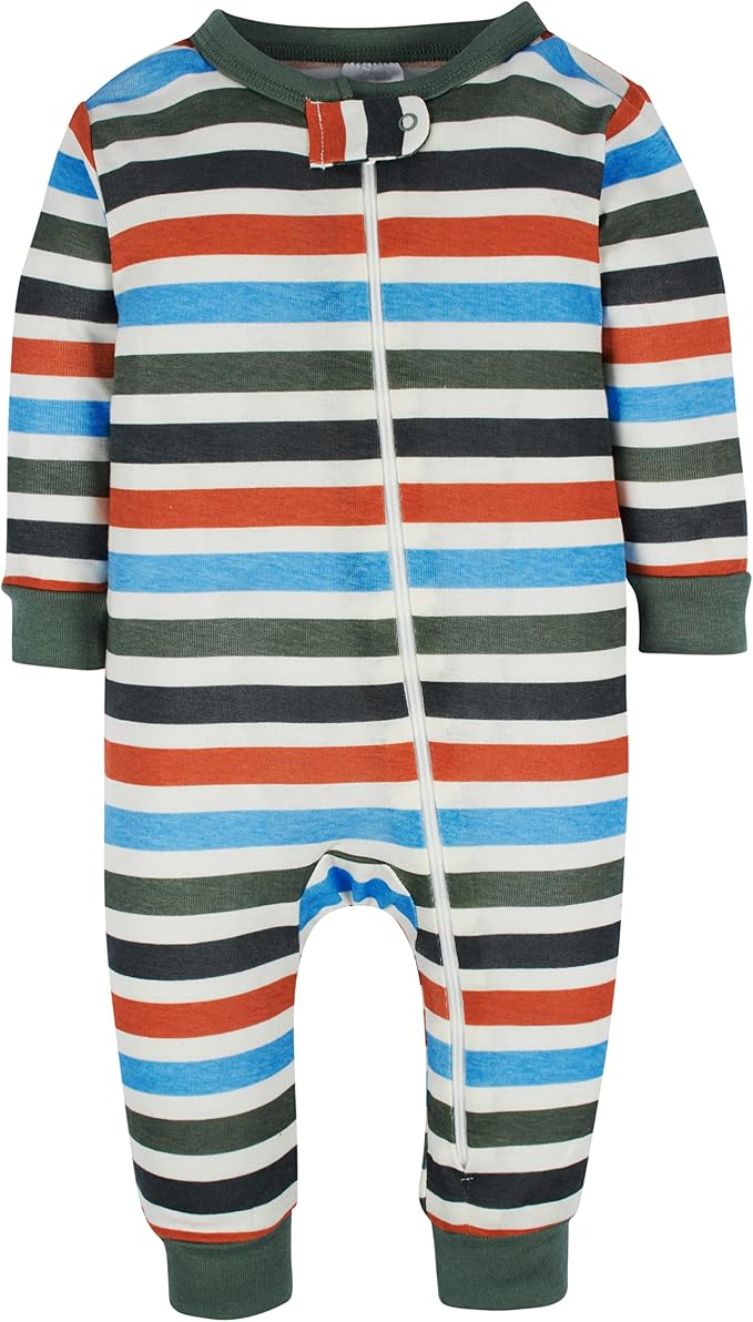 Onesies Brand Baby Boys' 3-pack Snug Fit One-piece Cotton Pajamas - Image 3