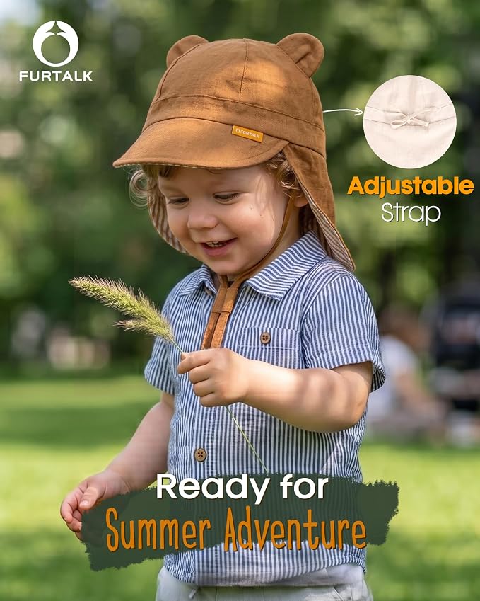 FURTALK Baby Sun Hat UPF 50+ Toddler Hat - Image 4