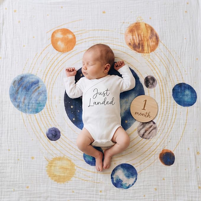 aden + anais 100% Organic Cotton Muslin Swaddles, Breathable Baby Blanket - Image 3