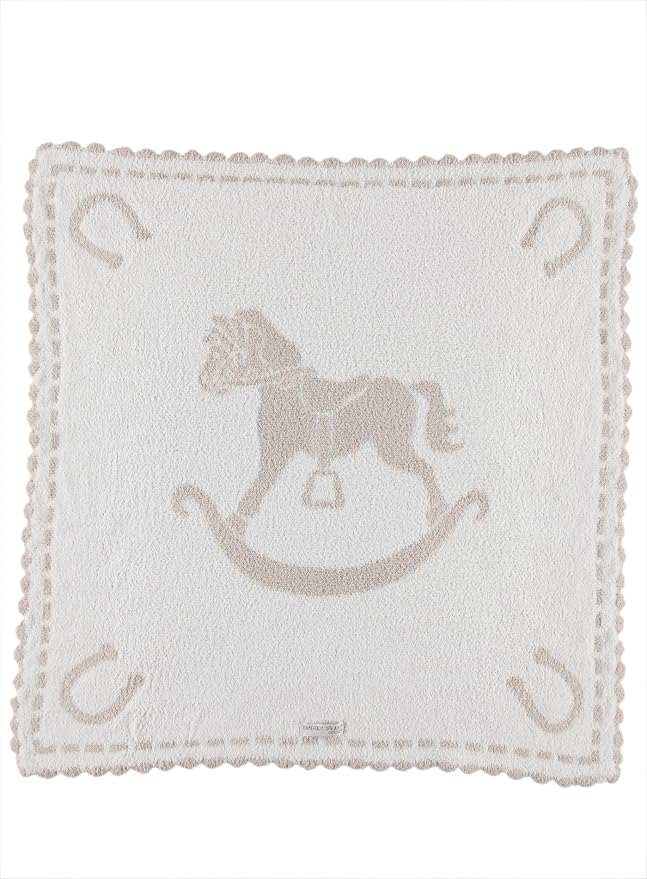 Barefoot Dreams CozyChic Scalloped Baby Receiving Blanket - Image 2