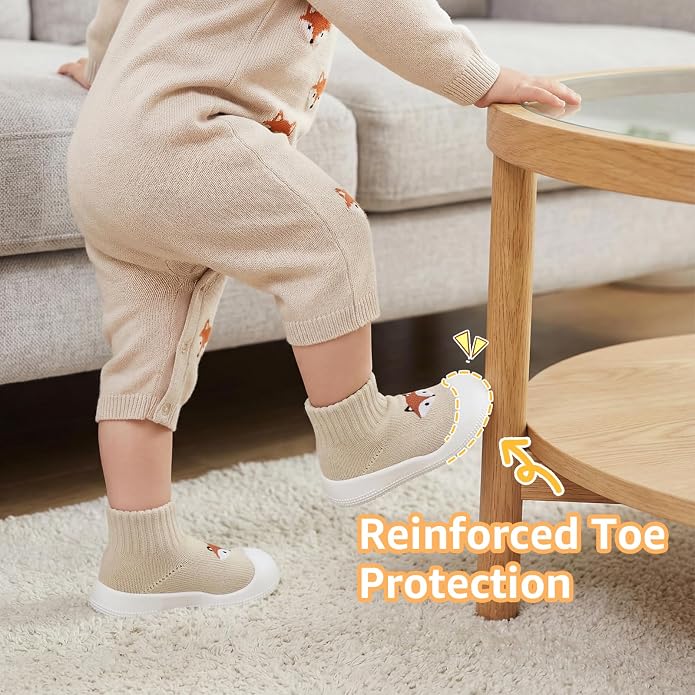 STQ Baby/Toddler Sock Walking Shoes Infant Slippers - Image 7