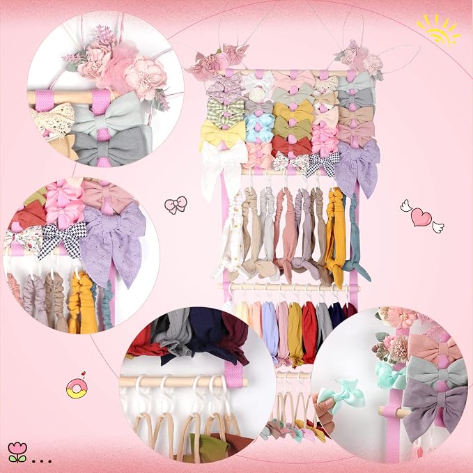 POVETIRE Headband Holder Hair Bows Organizer - Image 5