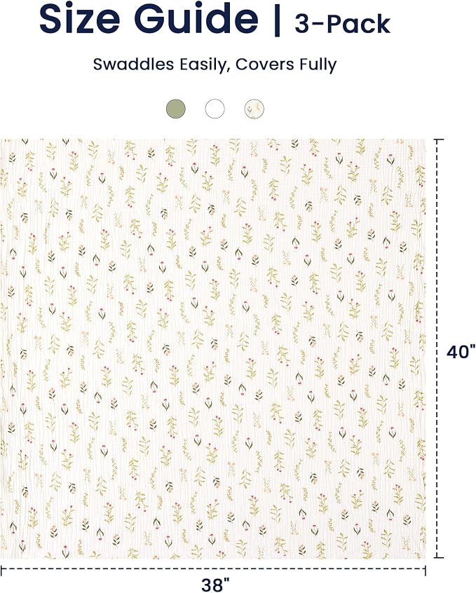 EXQ Home Muslin Swaddle Blankets - Image 6