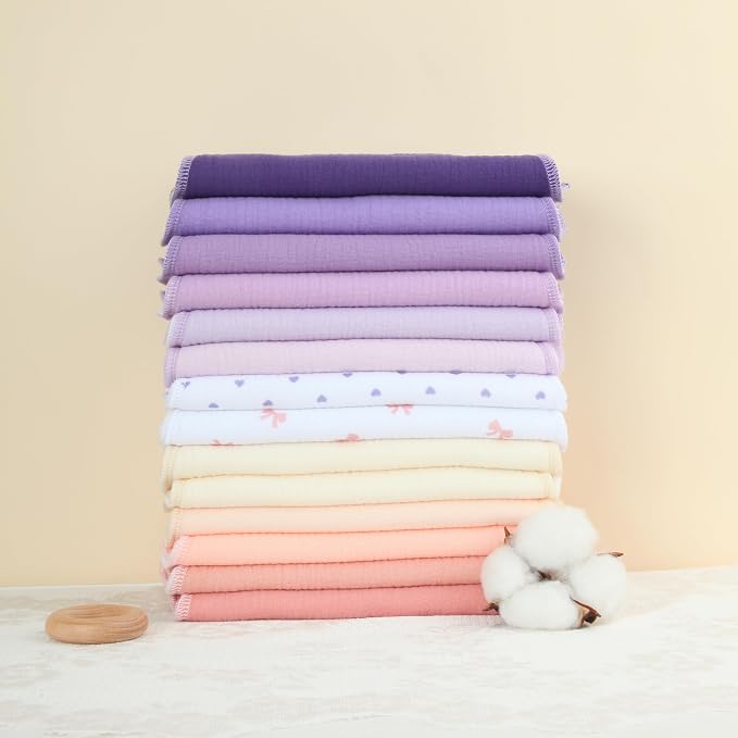 Muslin Burp Cloths 19" x 9", Baby Burping Clothes, Large Extra Soft Absorbent - Image 5
