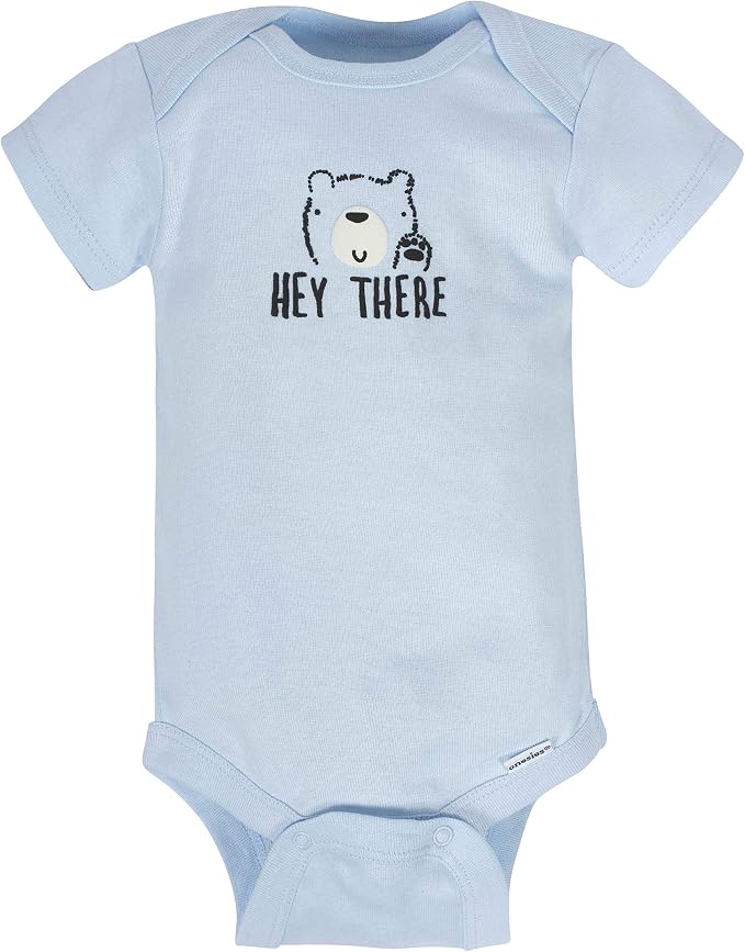 Gerber Baby Boys 8-Pack Short Sleeve Onesies Bodysuits - Image 3