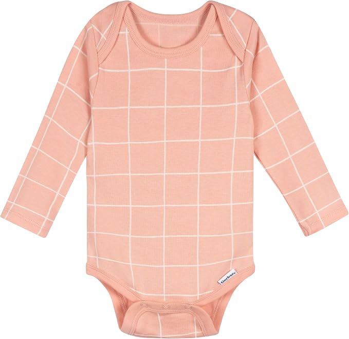 Gerber Baby Girls' 6-pack Long-sleeve Onesies Bodysuits - Image 3