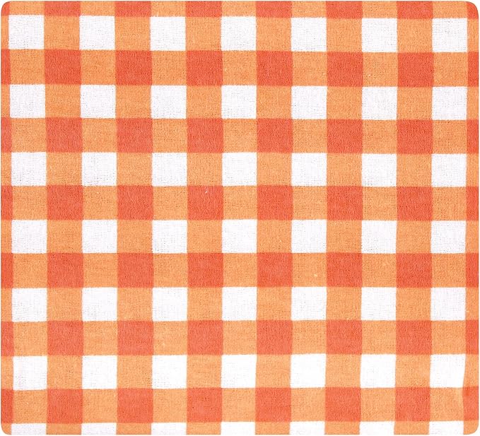 Hudson Baby Unisex Baby Cotton Flannel Receiving Blankets Bundle, Pumpkin Truck - Image 4