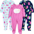 Simple Joys by Carter's Girls Loose-Fit Flame Resistant Fleece Footed Pajamas by SimpleJoysbyCarters