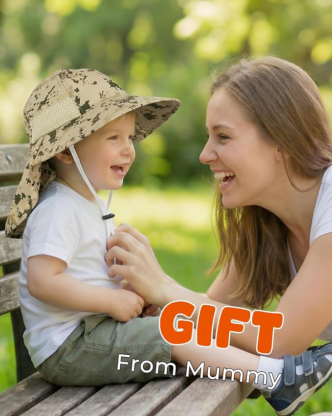 Toddler Baby Sun Hat Kids Summer Beach Essentials Adjustable Beach Hats - Image 6