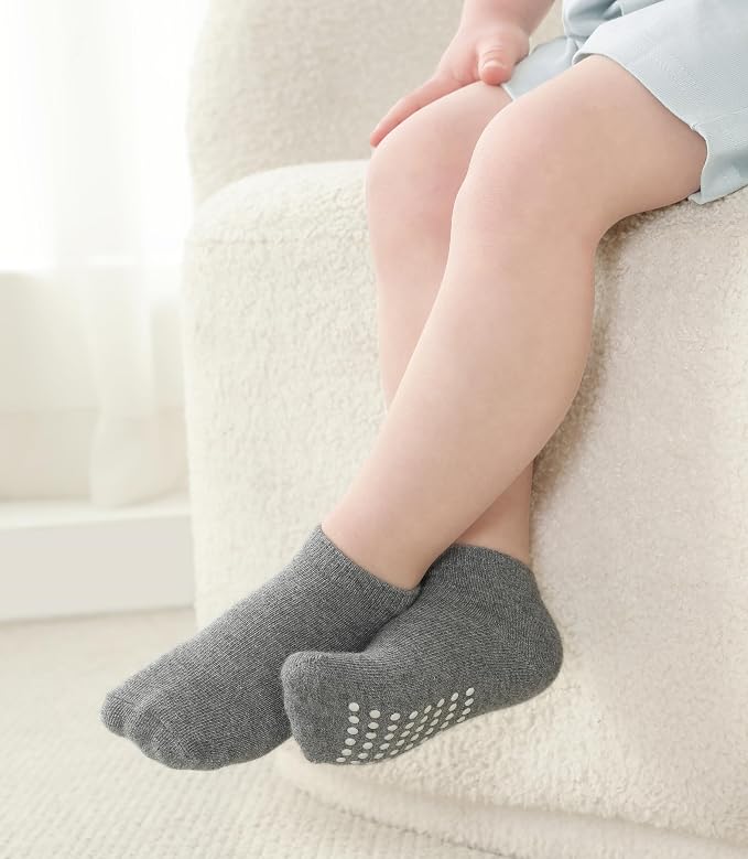 Baby Non-Slip Ankle Socks 12 Pack Soft Cotton - Image 2