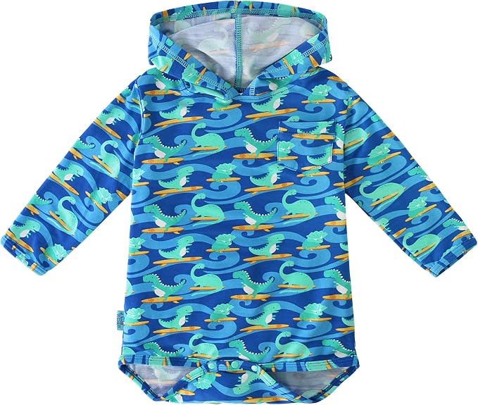 UV SKINZ Baby Boys' Hooded Sunzie UPF 50+ by UVSKINZ
