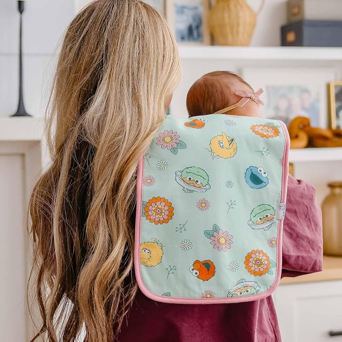 Copper Pearl Baby Burp Cloths 3 Pack, Cotton Burp Cloths, Absorbent Spit Up Rags - Image 5