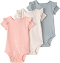 little planet by carter's Unisex Baby 3-pack Short Sleeve Bodysuits Made by LittlePlanet