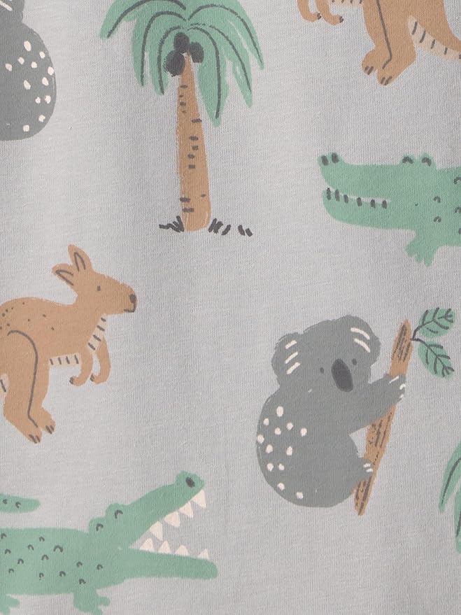 little planet by carter's Unisex Baby Organic Cotton Gauze Shortall - Image 3