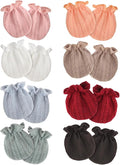AQOKKA Newborn Baby Mittens No Scratch Cotton Elastic Wrist Gloves Infant by AQOKKA