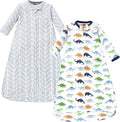 Hudson Baby Unisex Baby Cotton Long-Sleeve Wearable Sleeping Bag by HudsonBaby