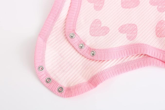 Kiddiezoom Newborn Baby Unisex Cotton One-Piece Bodysuits Baby Gift 5-Pack Baby - Image 5
