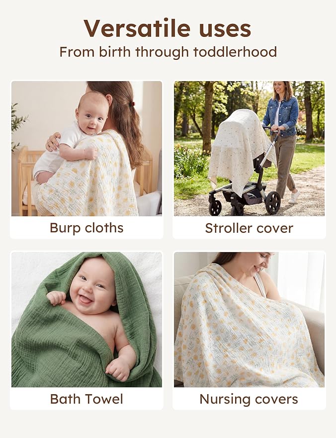 Unnivoll Muslin Swaddle Blankets - Image 6