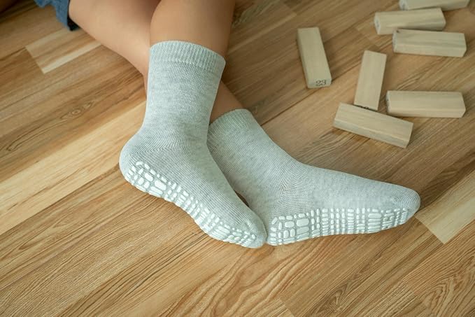RATIVE Non Skid Anti Slip Crew Socks - Image 2