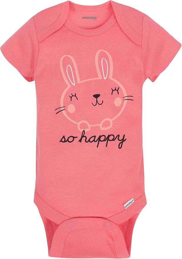 Onesies Brand Baby Girls' 8-pack Short Sleeve Mix & Match Bodysuits - Image 2