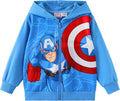Marvel Zipper Hoodie Spiderman Hood Sweatshirt Hulk Cardigan Boy Girl 2-12Y | by Marvel