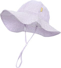 Baby & Toddler Wide Brim Sun Hats UPF 50+ Sun Protection Bucket Cap Cute by Dasmini