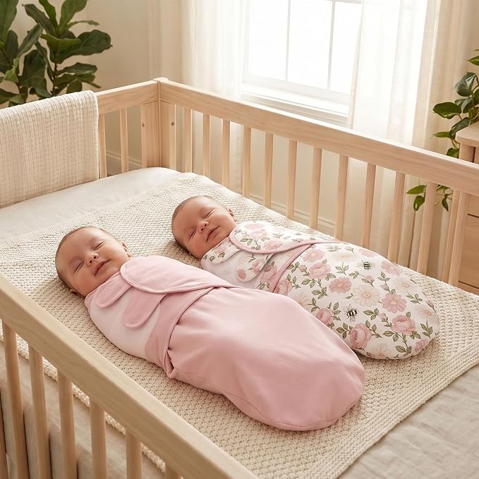 Cotton Swaddles for Newborn, Baby Newborn Swaddle 0-3 Month | 2-Pack Soft - Image 7
