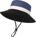 Baby Boy Sun Hat Toddler Bucket Beach Hat Girl UPF 50+ Cotton Linen | Beach by YMYDYFC