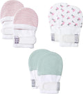 Baby Newborn No Scratch Mittens Stay On, 100% Cotton Adjustable 0-12M | Soft by HAPIU