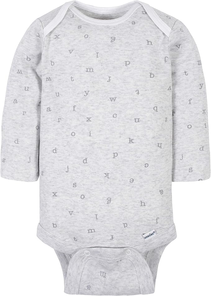 Gerber Baby 6 Pack Long-sleeve Onesies Bodysuit - Image 3