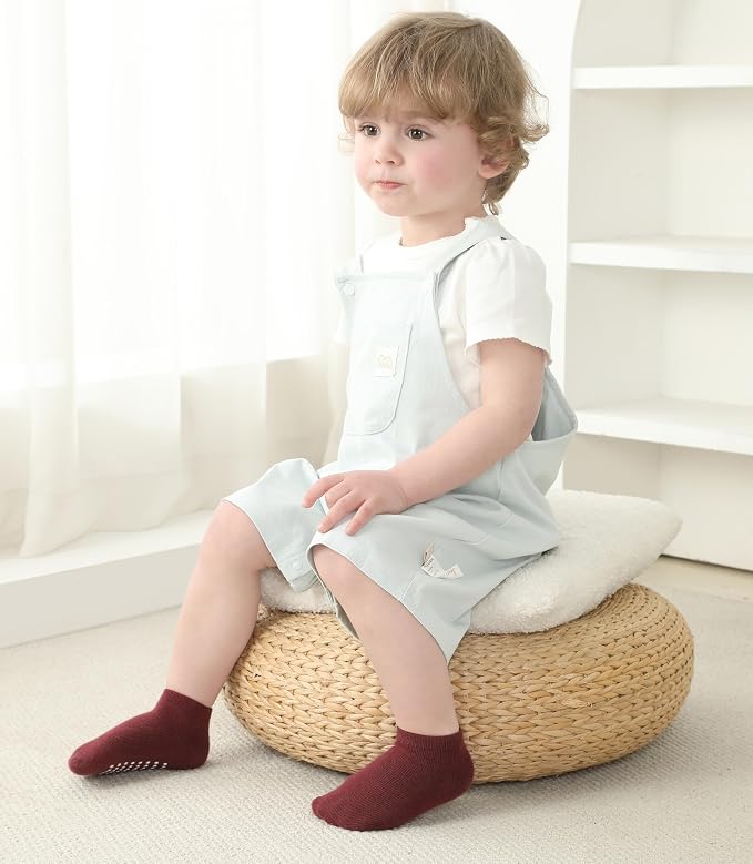 Baby Non-Slip Ankle Socks 12 Pack Soft Cotton - Image 2