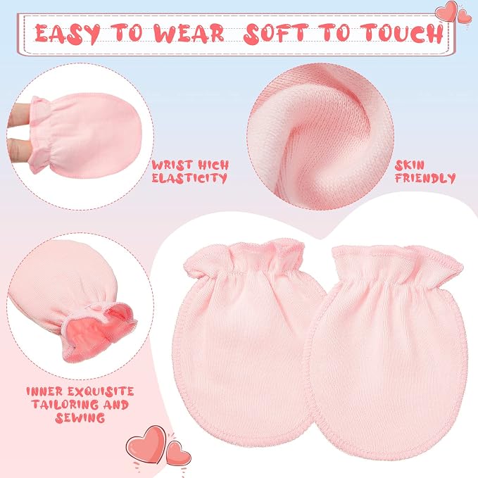 20 Pairs Newborn Baby 0-6 Months No Scratch - Image 4
