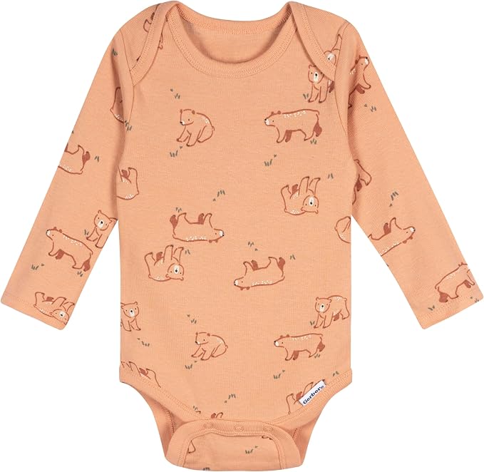 Gerber Baby 6 Pack Long-sleeve Onesies Bodysuit - Image 2