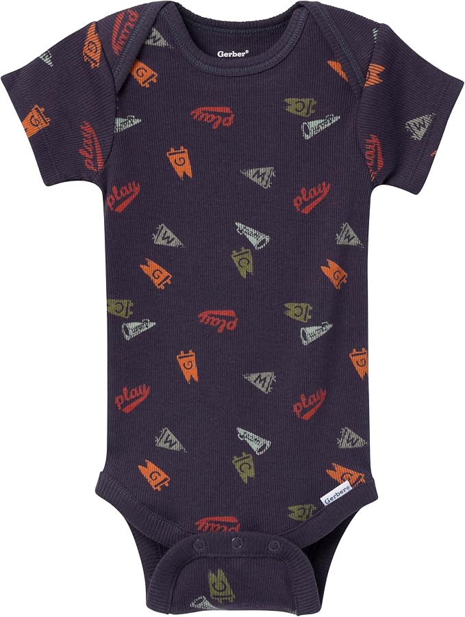 Gerber Baby Boys 6-Pack Long Sleeve Onesies Bodysuit - Image 6