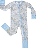 pureborn Baby Sleeper Viscose from Bamboo Zipper Footies 0-24 Months by pureborn