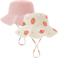 Muslin Baby Sun Hat Sun Protection Baby Toddler Bucket Hats by HONGTEYA