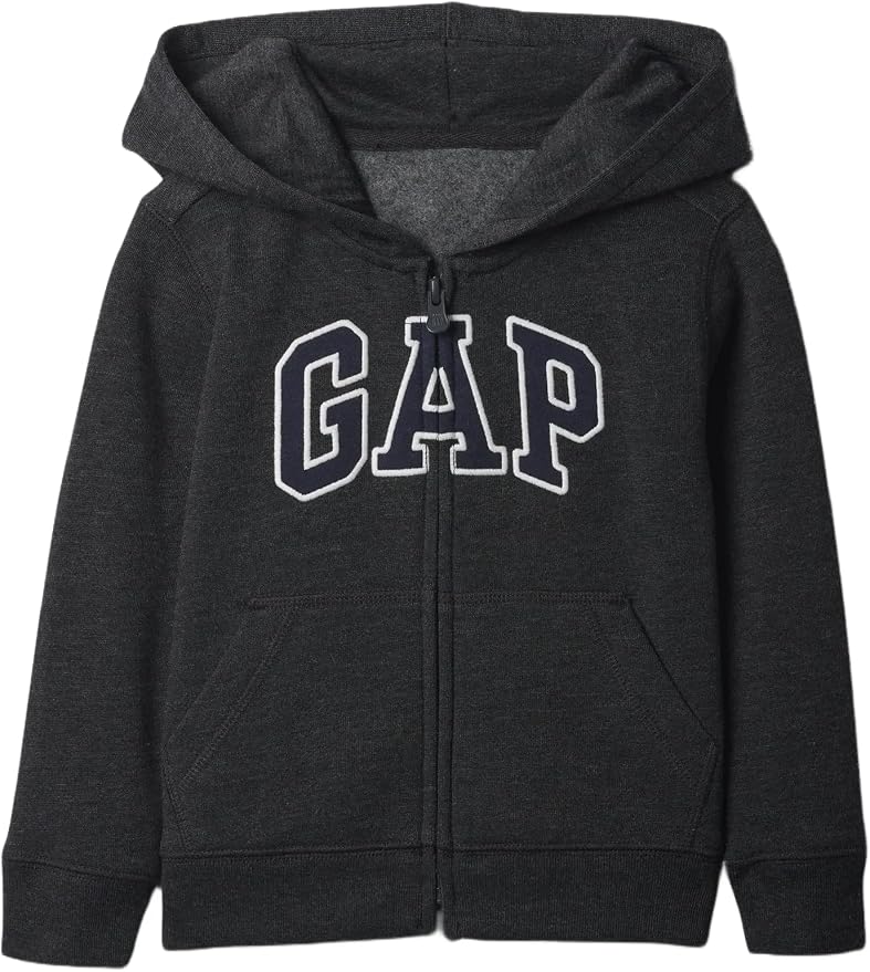 GAP Baby Boys' Playtime Favorites Logo Full Zip Hoodie Hooded Sweatshirt by GAP