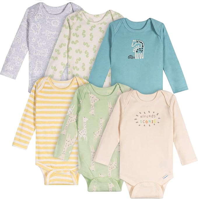 Onesies Brand Baby Boys & Girls 6-Pack Long Sleeve Bodysuits by OnesiesBrand