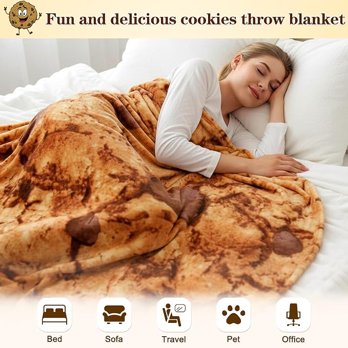 mermaker Cookies Blanket 80 inches - Image 4