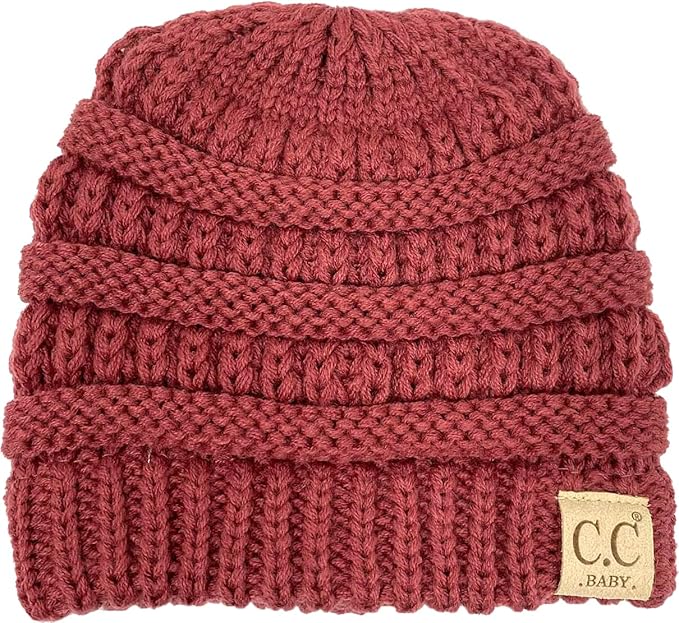 Funky Junque Baby Winter Hat – Cute Newborn Hats, Cozy Warm Infant Beanie, Soft Knit Stocking Stuffer for Babies 0–12 Months