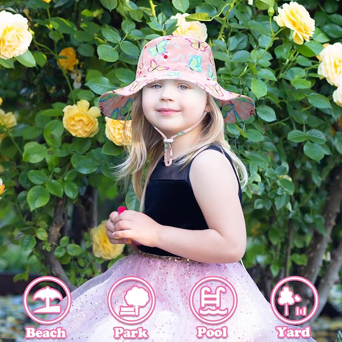 Sarfel Baby Sun Hat Summer Baby Boy Hats UPF 50+ Sun Protection Toddler Hat - Image 4