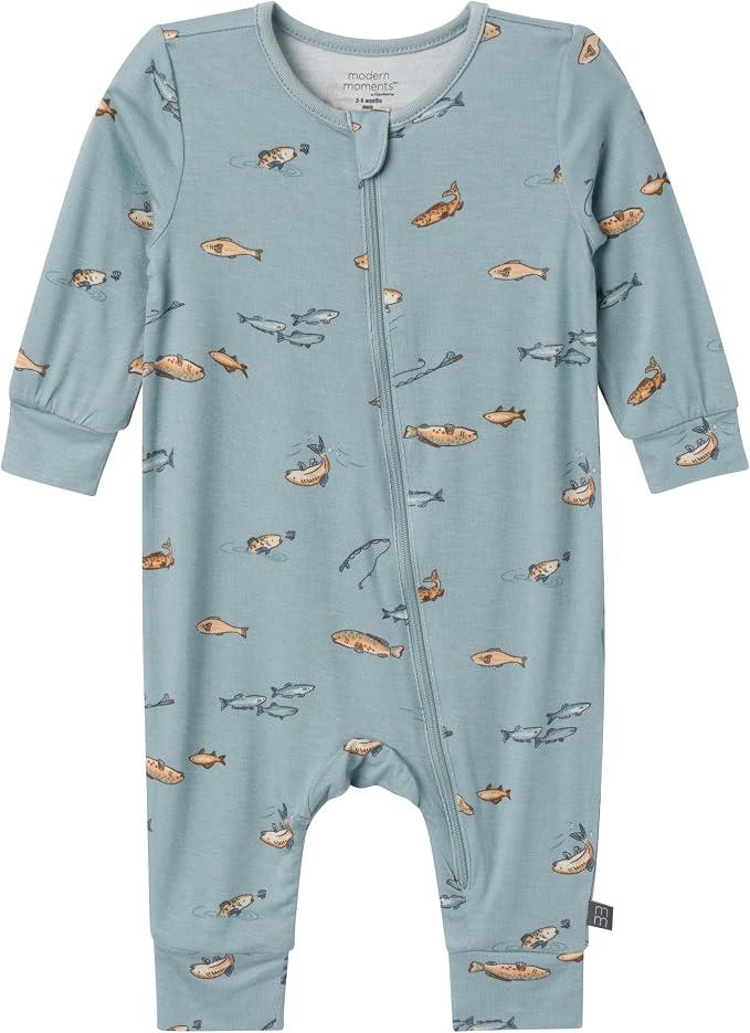 MODERNMOMENTS Baby Viscose 2-pack Footless Coveralls - Image 2