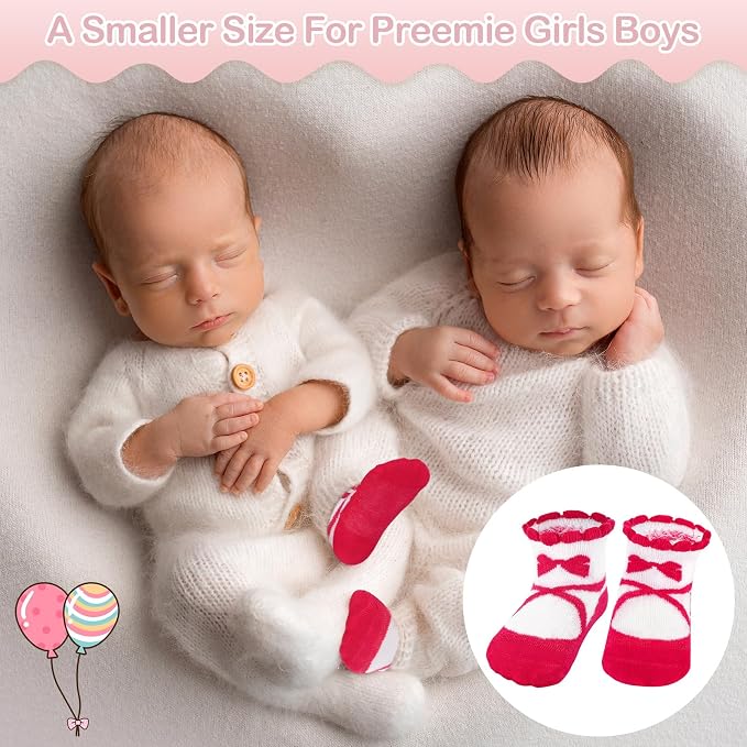 Toulite 12 Pairs Preemie Ankle Socks - Image 4