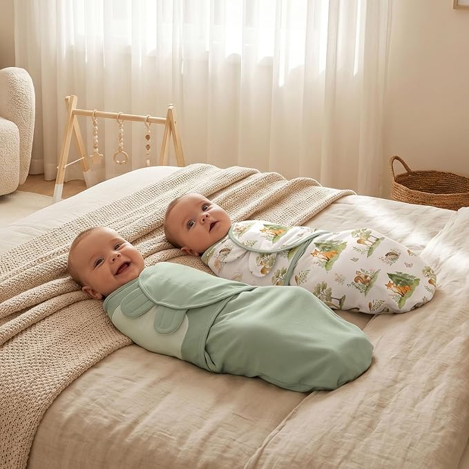 Cotton Swaddles for Newborn, Baby Newborn Swaddle 0-3 Month | 2-Pack Soft - Image 7