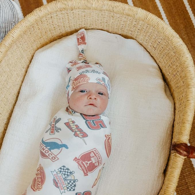 Copper Pearl Swaddle Blankets for Newborns | Soft Stretchy Receiving Blankets - Image 3